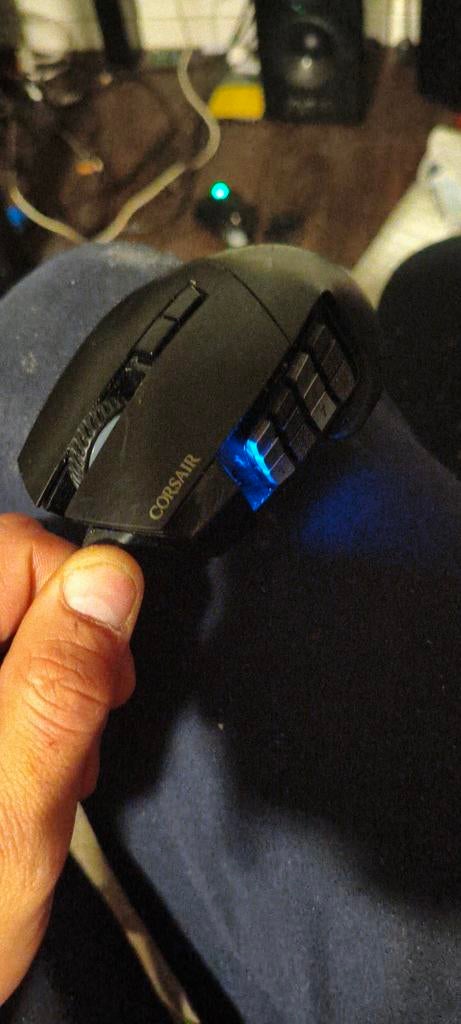 Corsair Scimitar Pro RGB Gaming Muis - Zo goed als nieuw, Muis, Gaming muis, Ophalen of Verzenden, Zo goed als nieuw