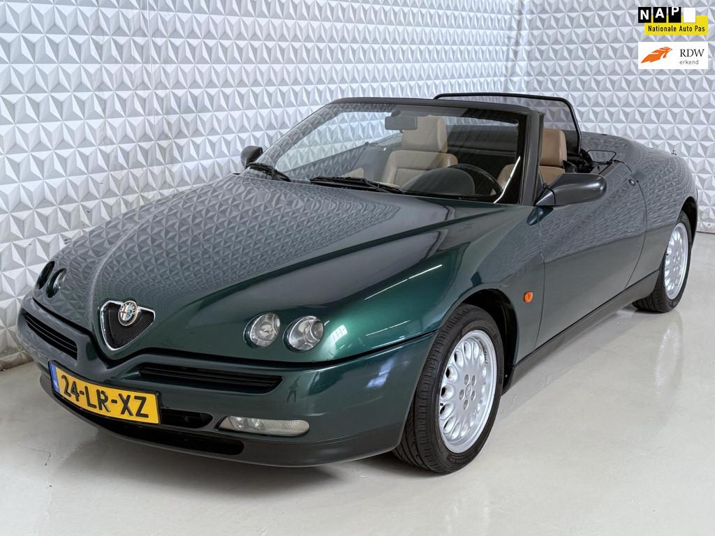 Alfa Romeo Spider 3.0-12V V6 L Disegno Pininfarina (1995), Auto's, Voorwielaandrijving, Beige, 192 pk, Cabriolet