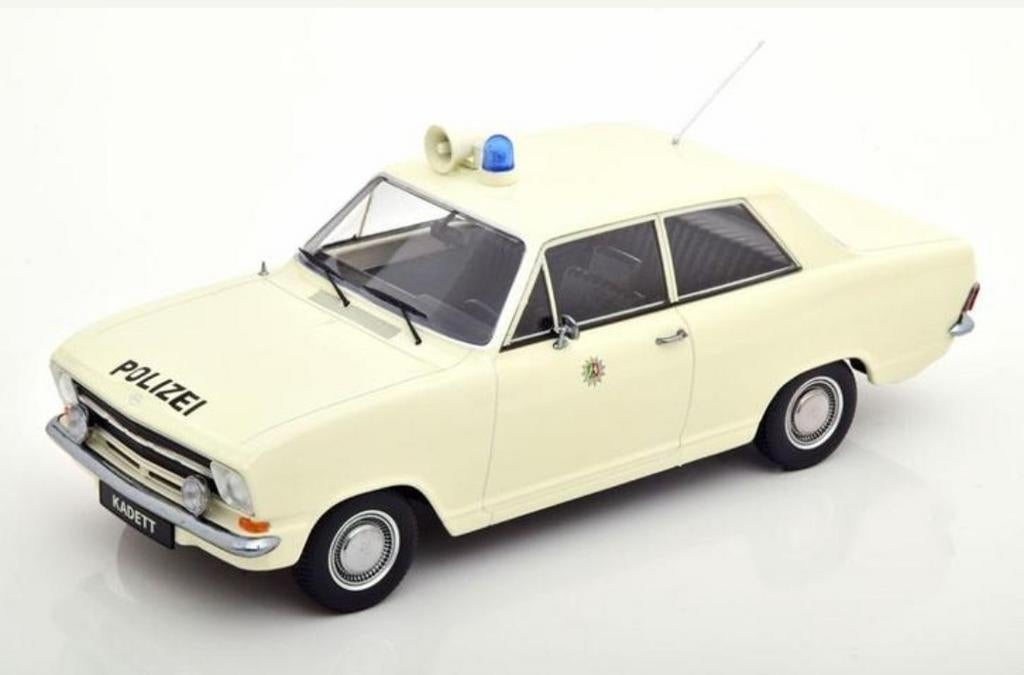 1:18 AANBIEDING! Opel Kadett B uit 1972 Polizei KK Scale, Hobby en Vrije tijd, Modelauto's | 1:18, Ophalen of Verzenden, Nieuw