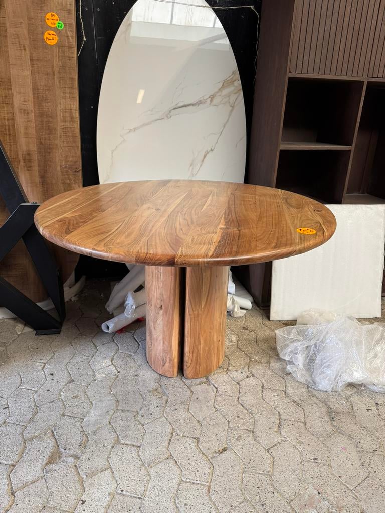 Eettafel rond 120x75 cm B keus