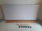 Vintage school verfbord, schilderbord, schoolbord, Diversen, Schoolborden, Ophalen, Krijtbord