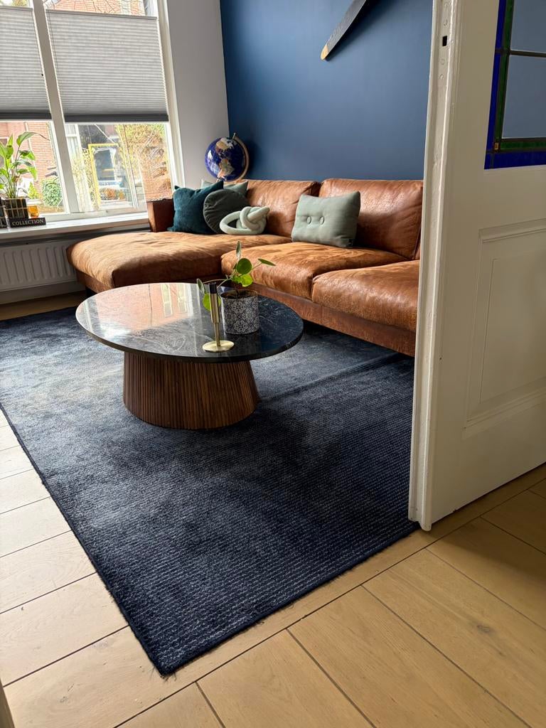 zuiver vloerkleed obi Eijerkamp VT wonen Loods5, Huis en Inrichting, Stoffering | Tapijten en Kleden, Blauw, 200 cm of meer, Ophalen of Verzenden