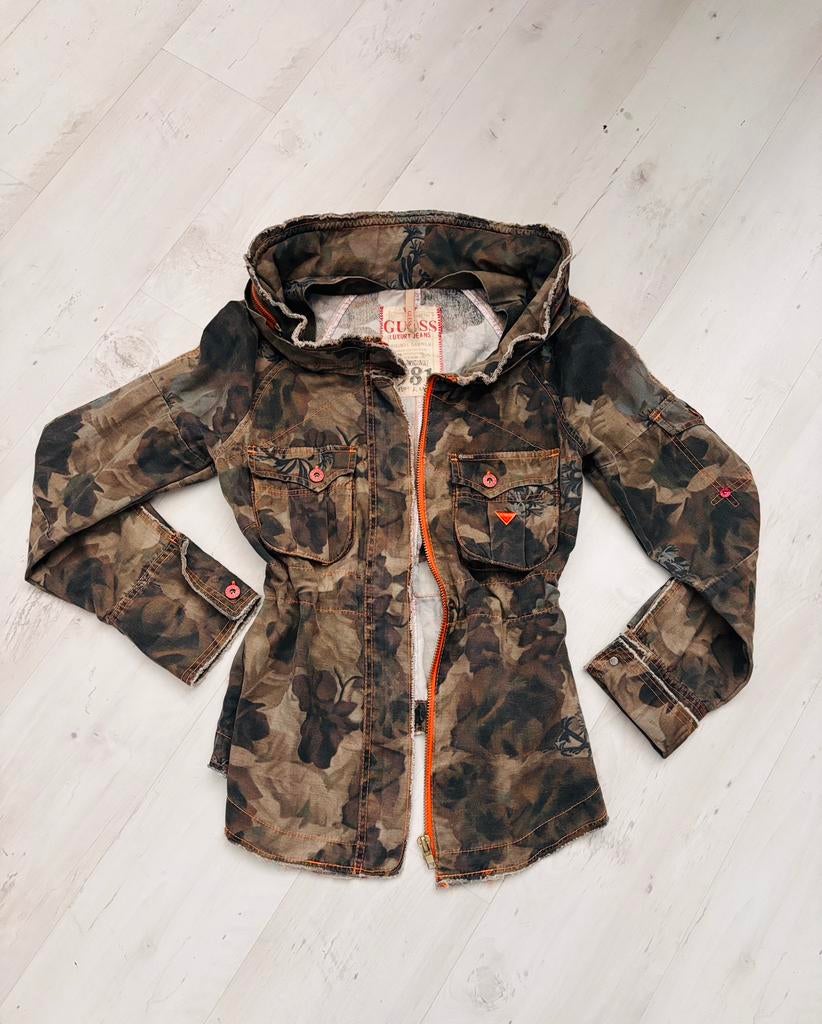 Guess voorjaar zomerjasje survival, Ophalen of Verzenden, Zo goed als nieuw, Maat 38/40 (M), Overige kleuren