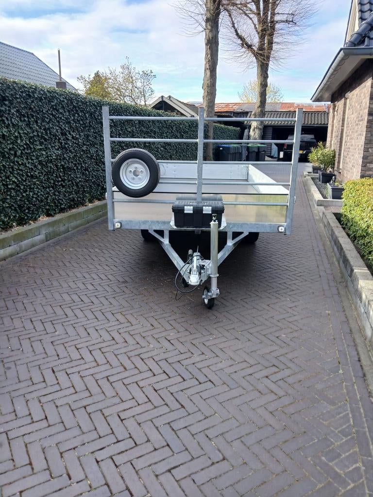 SUPER NETTE  PLATEAU/MULTI TRANSPORT AANHANGER, Ophalen