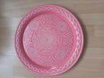Decoratieblad 42cm ijzer. Roze, Huis en Inrichting, Woonaccessoires | Onderzetters, Ophalen, Zo goed als nieuw, Bord