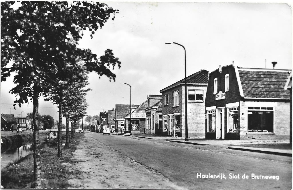 Haulerwijk;  Slot de Bruineweg, Verzenden, 1960 tot 1980, Gelopen, Friesland