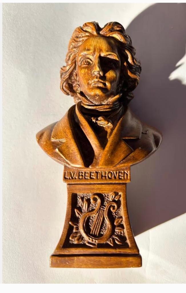 Beethoven Buste - Klassiek Kunstwerk -14 cm, Ophalen of Verzenden