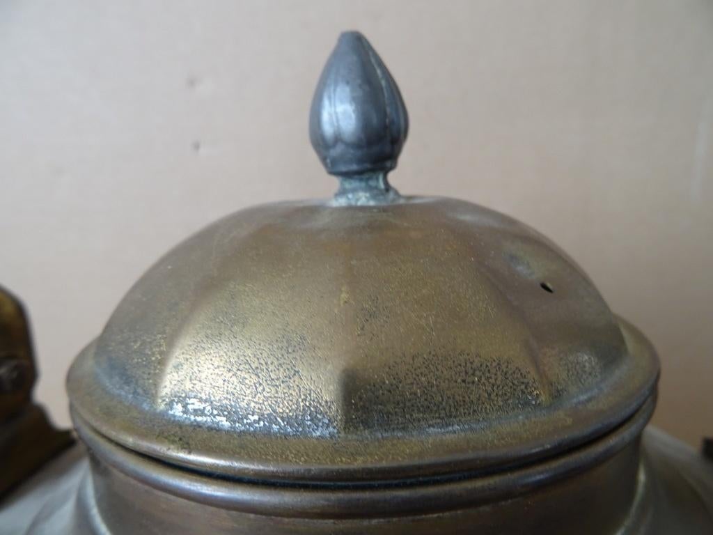Antieke koperen ketel waterketel voor op de kachel 29cm 1850, Antiek en Kunst, Ophalen of Verzenden, Koper