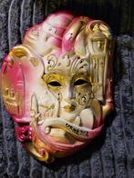Decoratieve Venetiaanse masker van gips - Venezia, Ophalen of Verzenden, Zo goed als nieuw