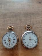 2 zilveren zakhorloges( 100 jaar oud), Ophalen, Zilver, Overige merken