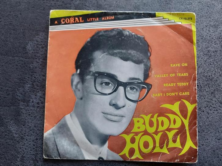 Buddy Holly - EP - Little Album ( Australische ), Cd's en Dvd's, Vinyl Singles, Zo goed als nieuw, EP, Rock en Metal, 7 inch, Ophalen of Verzenden