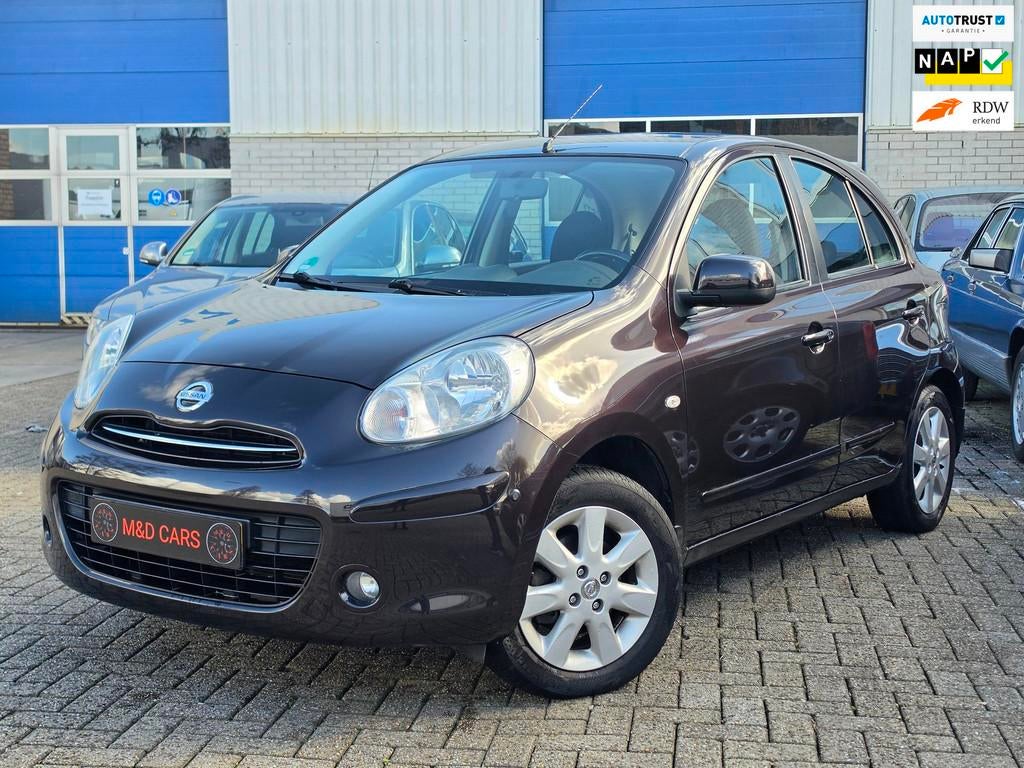 Nissan Micra 1.2 Connect Edition AUTOMAAT/AIRCO/NAP/1STE EIG, Euro 5, Stof, Gebruikt, Overige kleuren