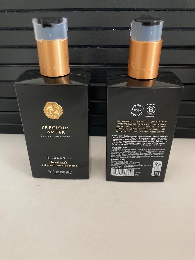 PRECIOUS AMBER navul flessen HANDZEEP, Ophalen of Verzenden, Zo goed als nieuw, Gehele gezicht, Overige typen