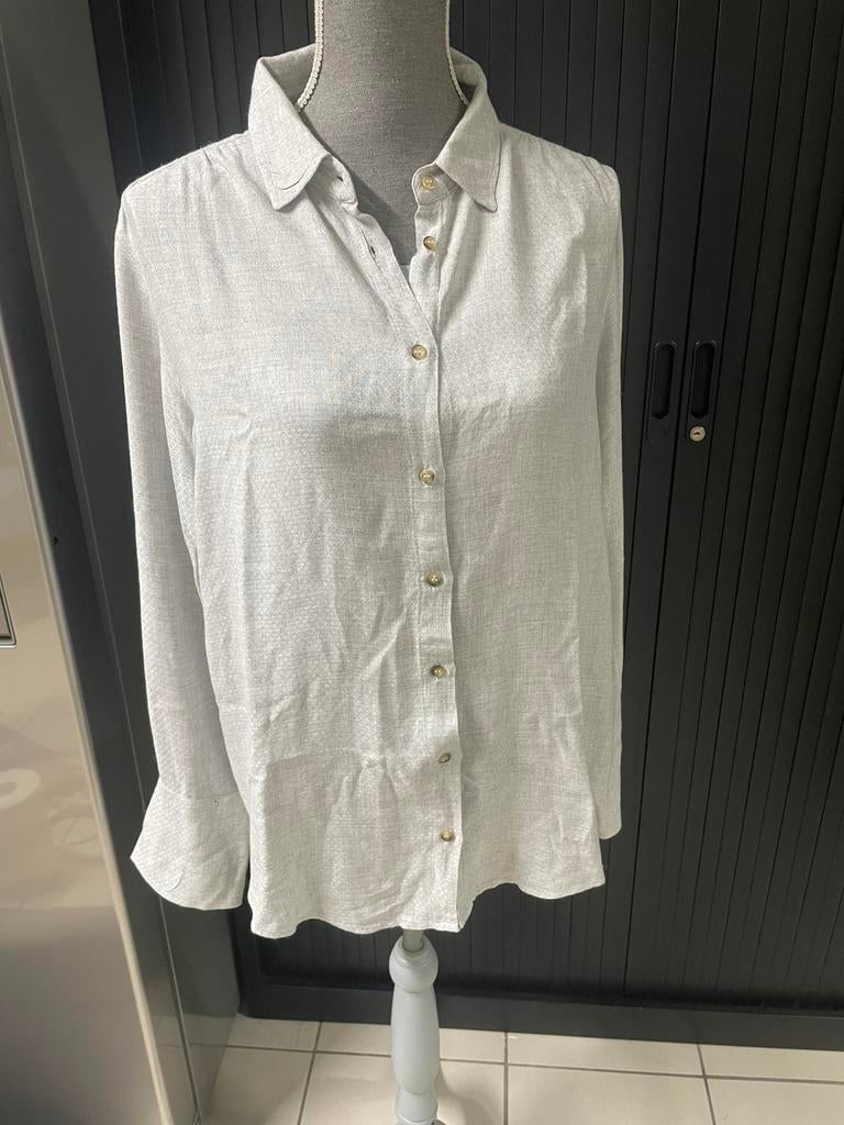MOSCOW blouse in perfecte staat! Mt 38, Ophalen of Verzenden, Zo goed als nieuw, Maat 38/40 (M), Grijs