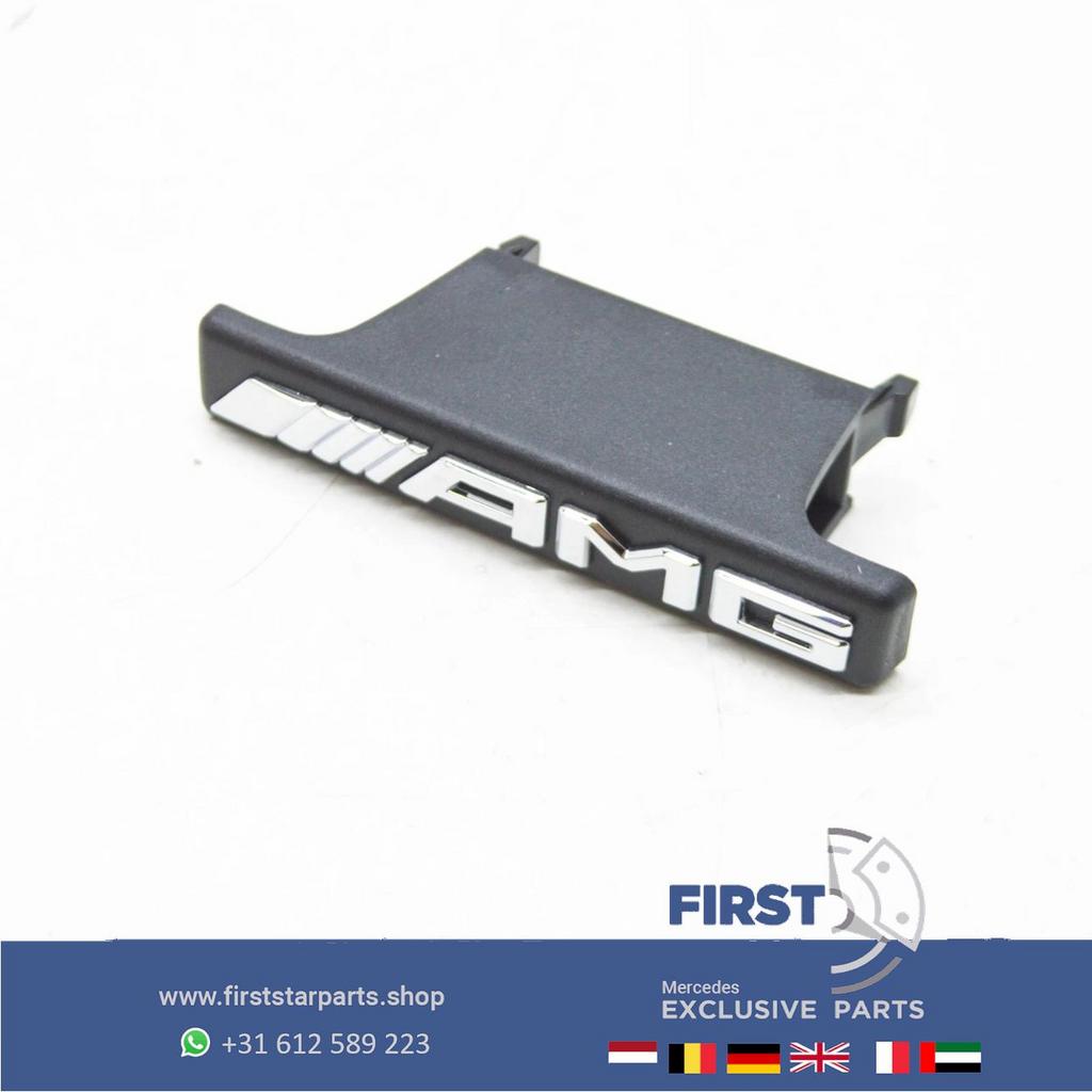 AMG GRIL LOGO EMBLEEM Mercedes A B C CLA E GLA GLC GLE V S K, Gebruikt, -, Voor, Ophalen of Verzenden