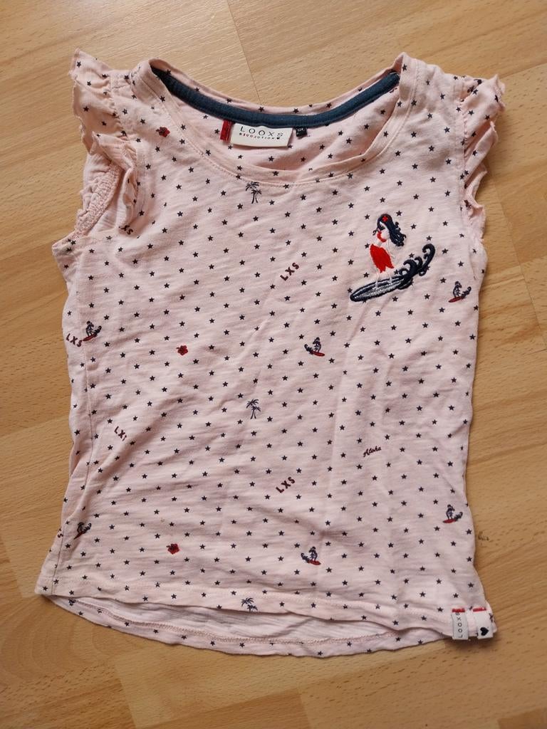 Shirtje mt 128, Ophalen, Meisje, Zo goed als nieuw, Shirt of Longsleeve
