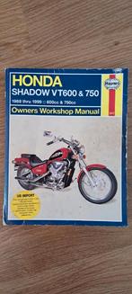 Engels Werkplaatshandboek Honda Shadow VT600 & VT750, Verzenden