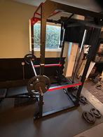 Kompleet Power Rack voor Fitness en Krachttraining, Gebruikt, Krachtstation, Armen, Ophalen of Verzenden