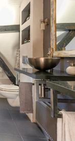 Twee keer waskom met systeem, Ophalen, 25 tot 50 cm, Wasbak of Wastafel, Minder dan 100 cm