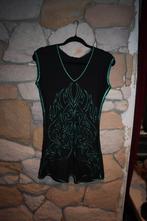 kinky body suit, club, party kleding, Ophalen of Verzenden, Maat 52/54 (L), Zwart