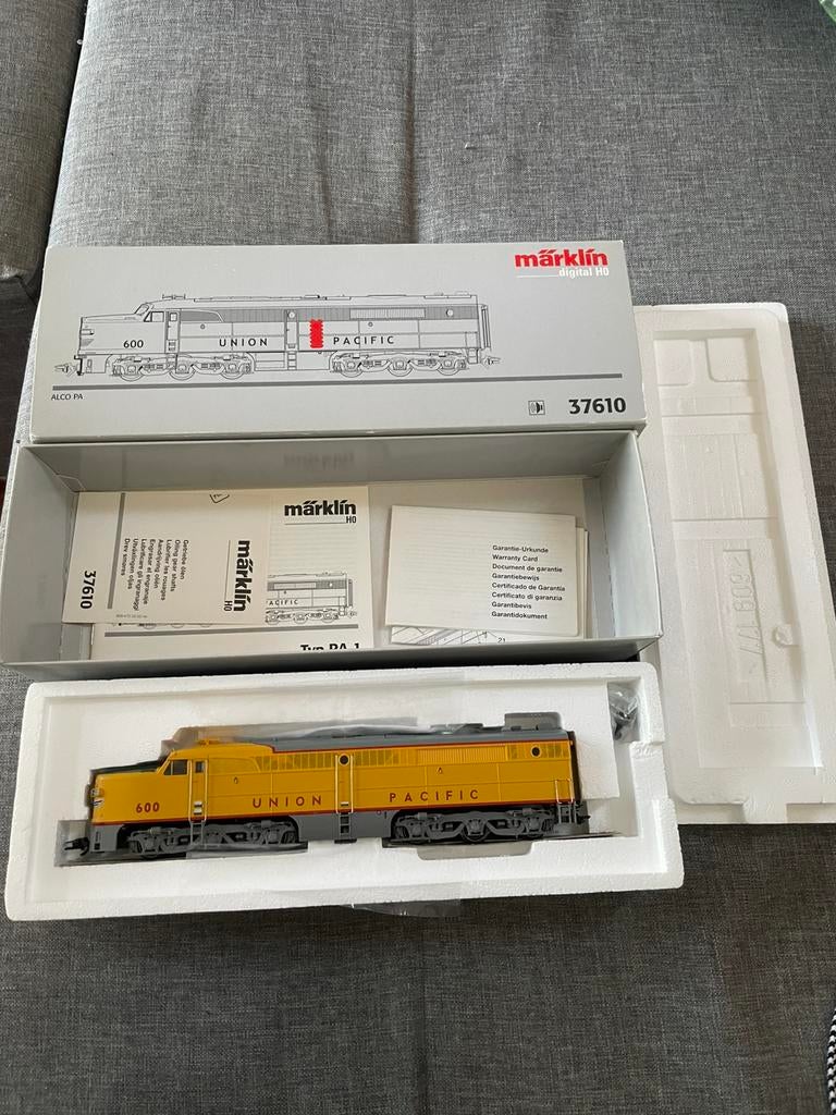 Marklin Union Pacific dubbelset FX digitaal, Wisselstroom, Treinset, Ophalen of Verzenden, Zo goed als nieuw