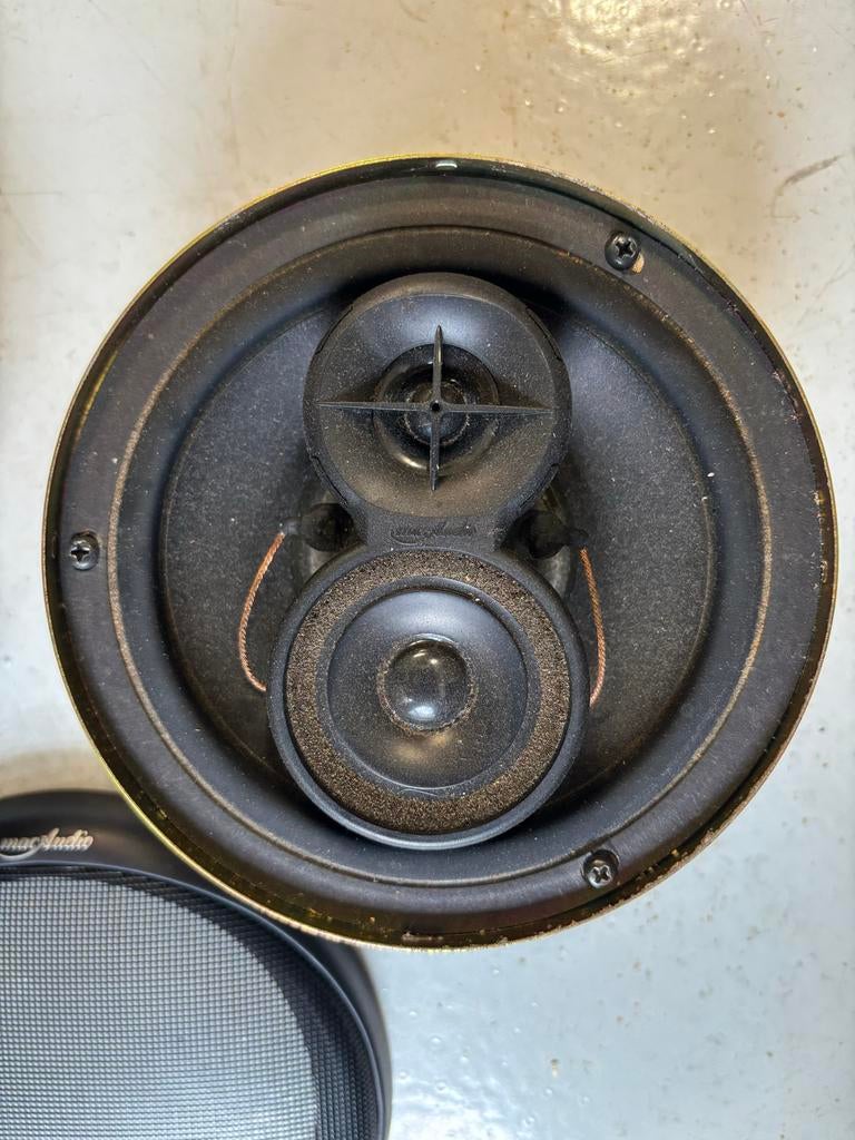 2x MacAudio Autospeakers - Gebruikt, Auto diversen, Autoradio's, Gebruikt, Ophalen of Verzenden