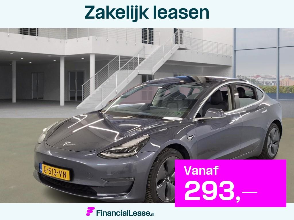 Tesla Model 3 Long Range AWD 75 kWh |SOH 88.3%|AUTOPILOOT|, Automaat, 1249 min, Zilver of Grijs, 84 €/maand