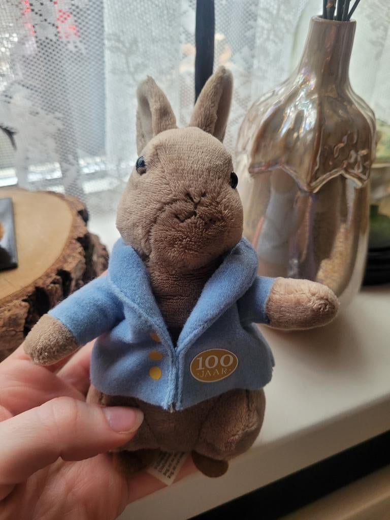 Knuffel Pieter Konijn speciale editie 100 jaar, Kinderen en Baby's, Speelgoed | Knuffels en Pluche, Overige merken, Overige karakters