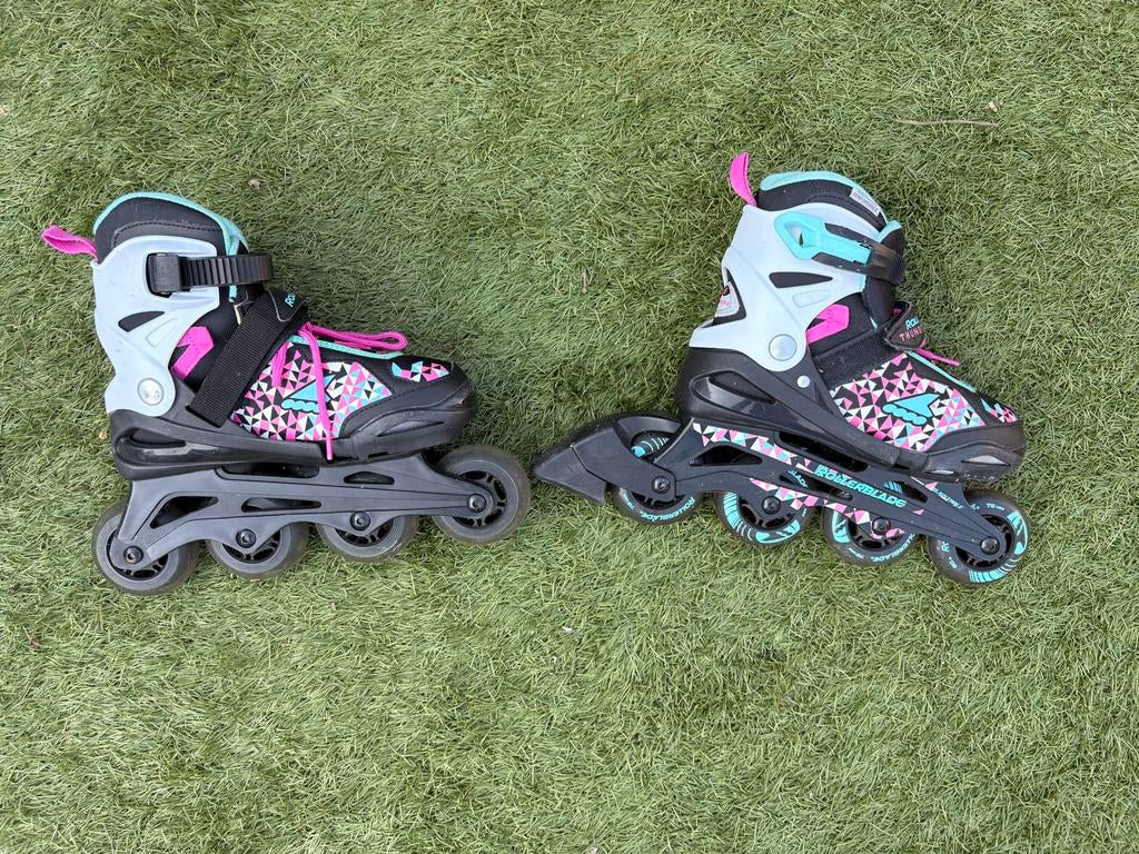 Rollerblade Thunder verstelbare skates/skeelers maat 29-33, Sport en Fitness, Skeelers, Kinderen, Inline skates 4 wielen, Ophalen