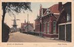 IJsselmonde - Huize Albertha met Molen De Hoop Rotterdam, Ophalen of Verzenden, 1920 tot 1940, Gelopen, Zuid-Holland