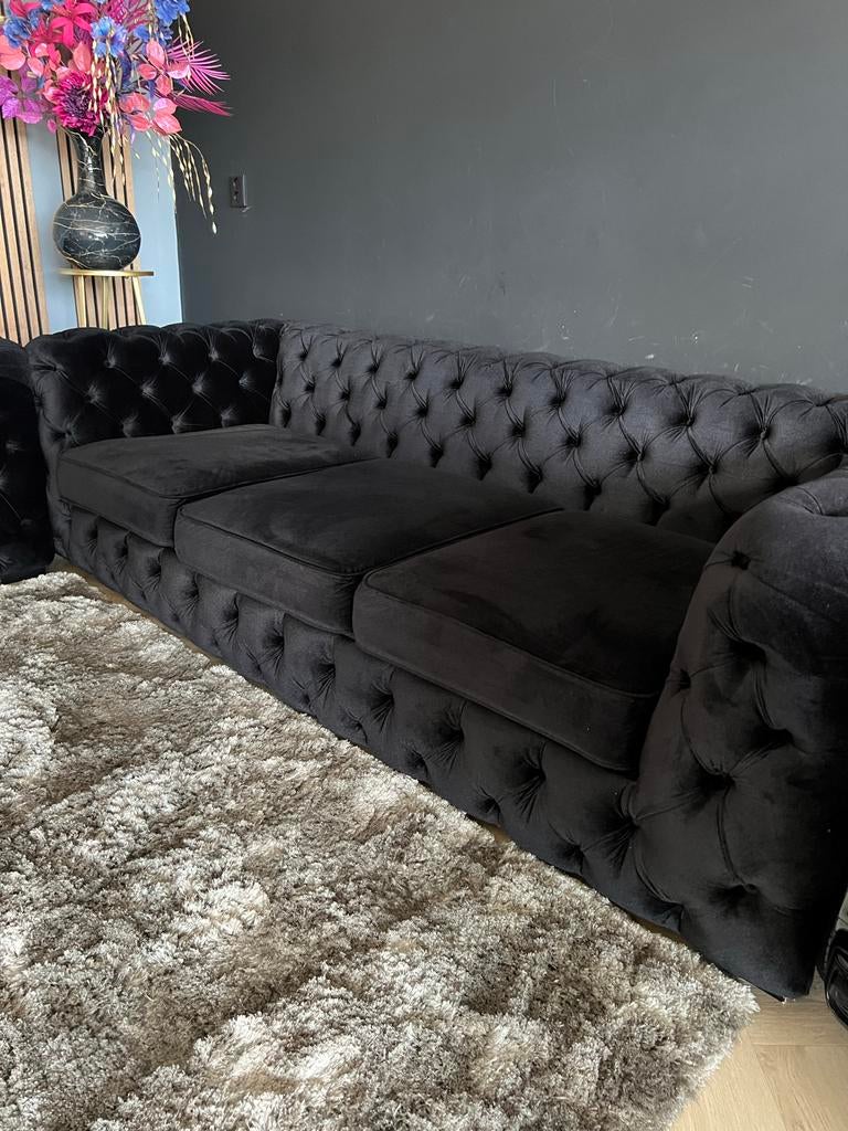 Chesterfield 3-zits van Home Affaire, Huis en Inrichting, Banken | Bankstellen, Ophalen, Gebruikt, 75 tot 100 cm, Rechte bank
