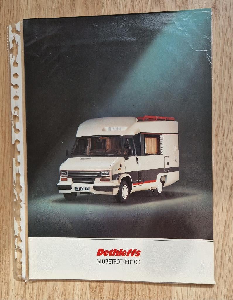 Folder Dethleffs Globetrotter, Ophalen of Verzenden, Zo goed als nieuw, Overige merken