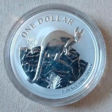 1 oz zilver Kangaroo munt 2010 Royal Australian Mint, Ophalen of Verzenden, Zilver