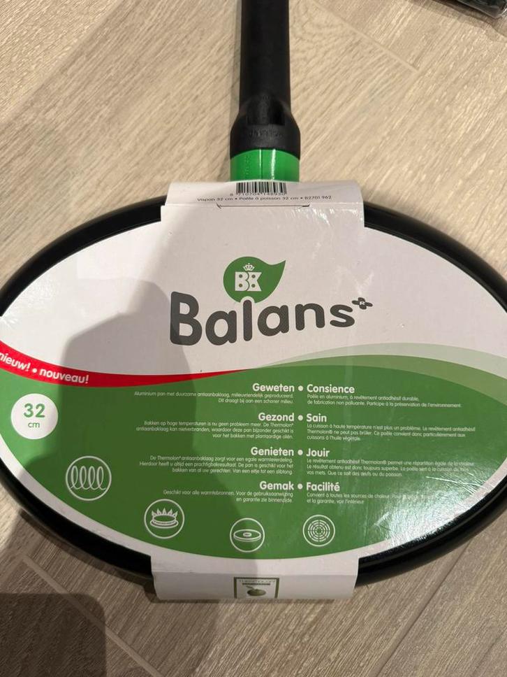 Bk balans vispan Nieuw, Huis en Inrichting, Keuken | Potten en Pannen, Nieuw, Koekenpan of Braadpan, Inductieplaat, Keramische plaat