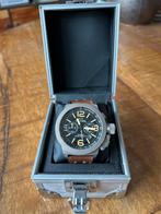 TW Steel CS34 Horloge - Stoer en Stijlvol Herenhorloge, Overige merken, Leer, Staal, Polshorloge