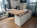 Hoekbureau merk EWA links aanbouw, Huis en Inrichting, Bureaus, Ophalen, Zo goed als nieuw, Bureau