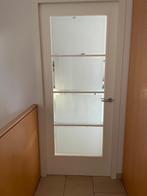 2 Svedex binnendeuren met panelen van gezandstraald glas, Ophalen, Gebruikt, 80 tot 100 cm, Binnendeur