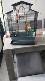 Te koop  zwarte  vogelkooi gebruikt, Dieren en Toebehoren, Vogels | Hokken en Kooien, Ophalen, Gebruikt, Metaal, Vogelkooi