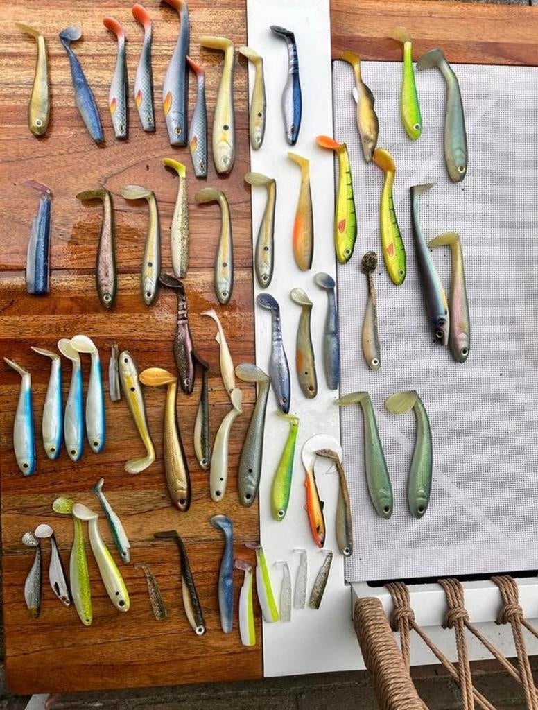 Partij kunstaas, shads, Watersport en Boten, Hengelsport | Algemeen, Ophalen, Gebruikt, Kunstaas