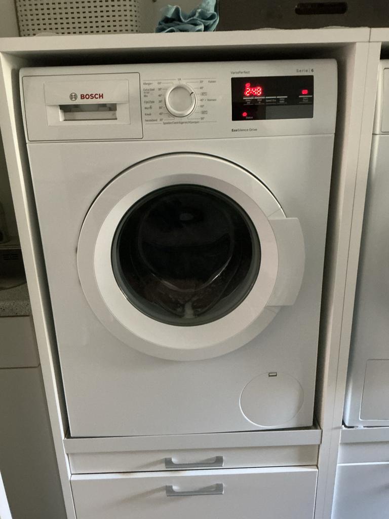 Bosch VarioPerfect Serie 6 Wasmachine, Witgoed en Apparatuur, Wasmachines, Zo goed als nieuw, Voorlader, 6 tot 8 kg, 85 tot 90 cm