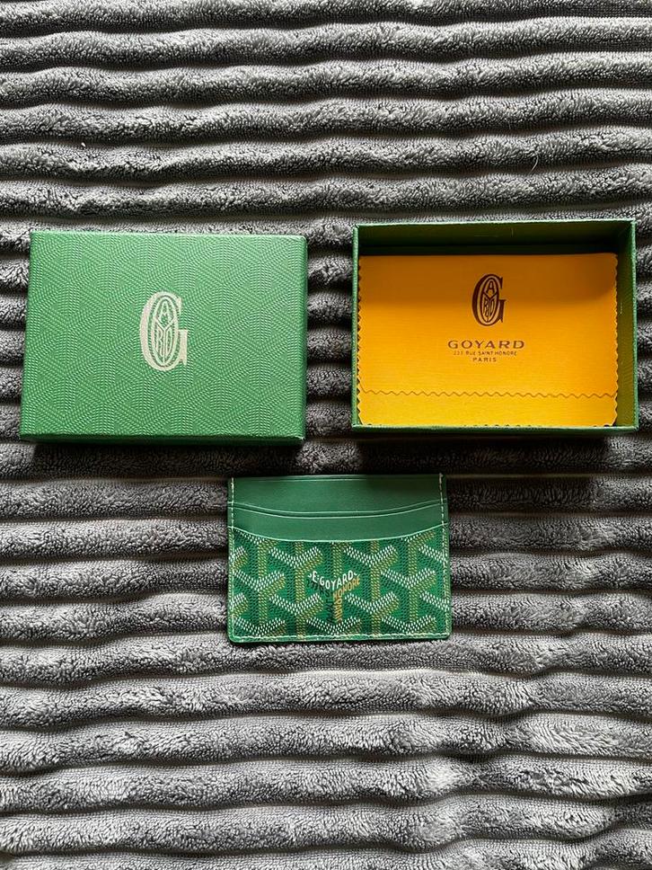 Goyard portemonnee, Sieraden, Tassen en Uiterlijk, Portemonnees, Nieuw, Overige merken, Groen, Verzenden