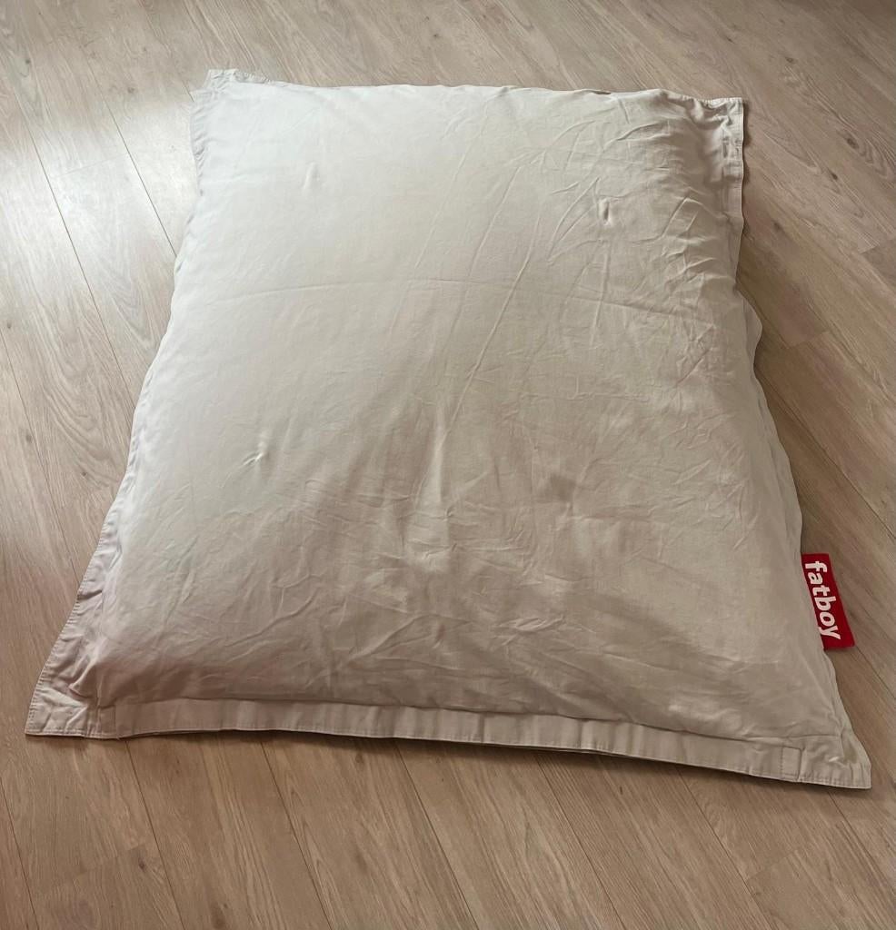 Fatboy the Original Stonewashed Grijs, Huis en Inrichting, Zitzakken, Zo goed als nieuw, Zitzak, Grijs, Ophalen