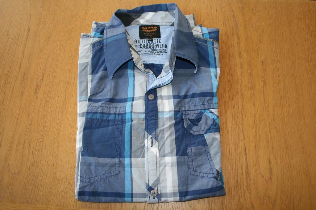 Geruit overhemd, PME Legend, maat XXL, Blauw, Ophalen of Verzenden, Overige halswijdtes, Pme Legend