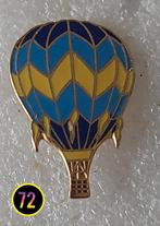 Pin heteluchtballon blauw geel, Verzenden, Nieuw