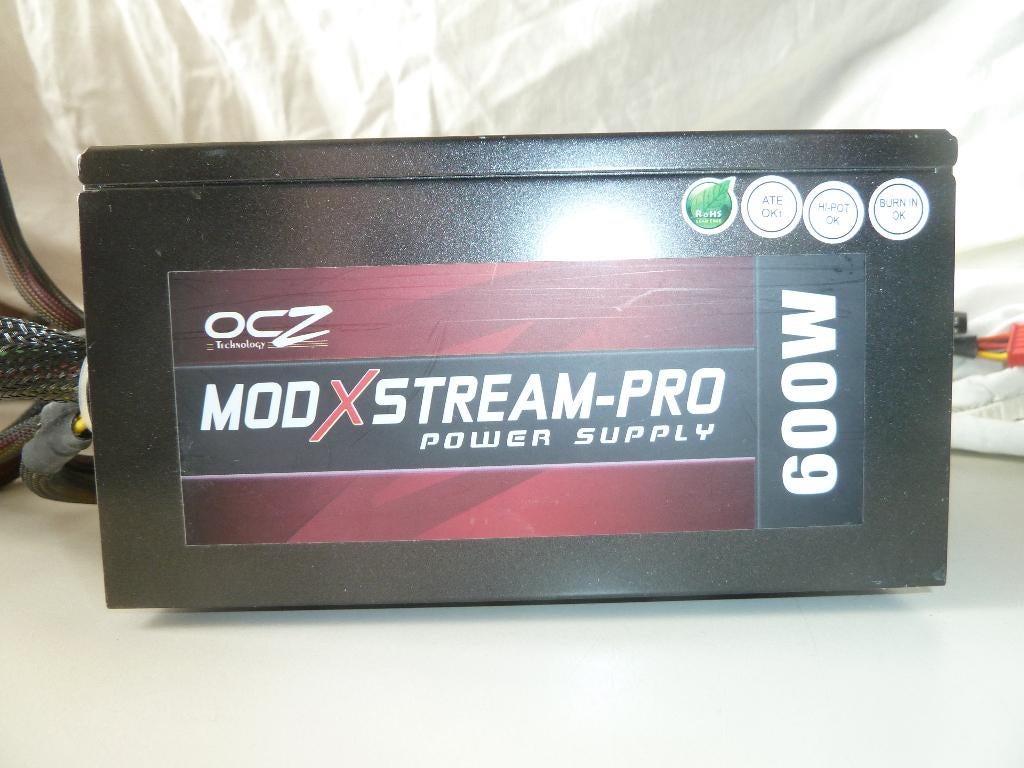 OCZ pc-voeding 600MXSP, ATX, 600 W, 12 V, 80plus, Ophalen of Verzenden, Gebruikt