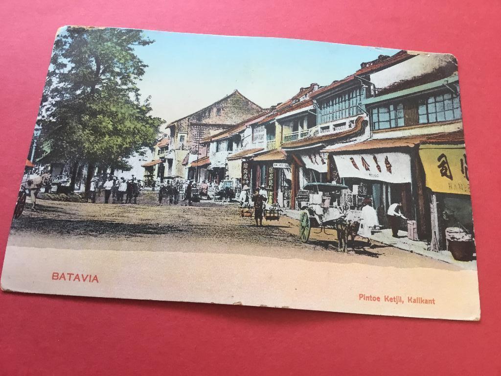 Ansichtkaart Batavia 1919, pintoe Ketjil, Verzenden, Voor 1920, Gelopen, Zeeland