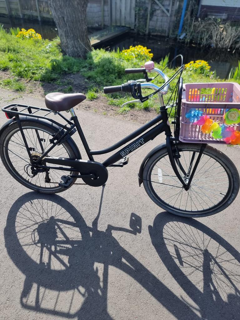 Spirit transport meisjes fiets te koop, 24 inch, Versnellingen, Ophalen of Verzenden, Zo goed als nieuw