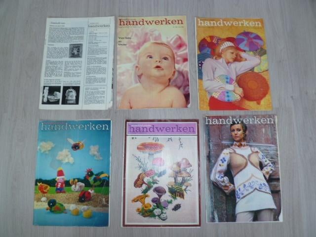 Ariadne: Maandblad voor handwerken. 6 x uit 1969., Ophalen of Verzenden, Gebruikt, Breien of Haken, Patroon of Boek