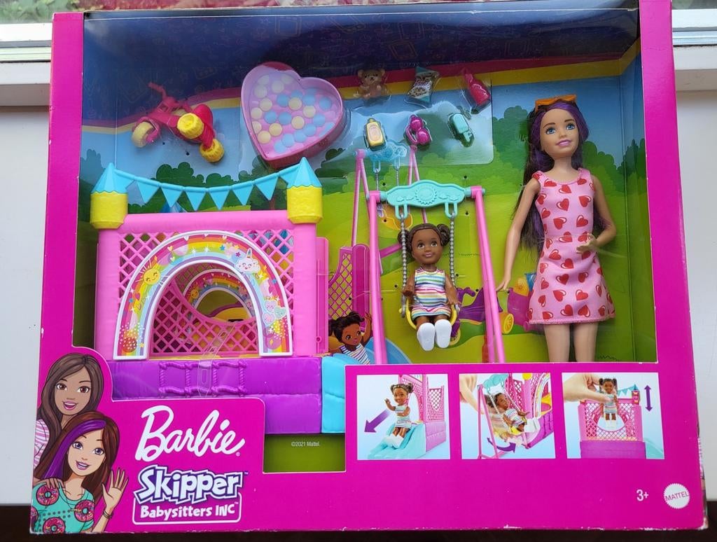 Barbie Skipper Babysitters speelset speeltuin, nieuw in doos, Ophalen of Verzenden, Nieuw, Toebehoren