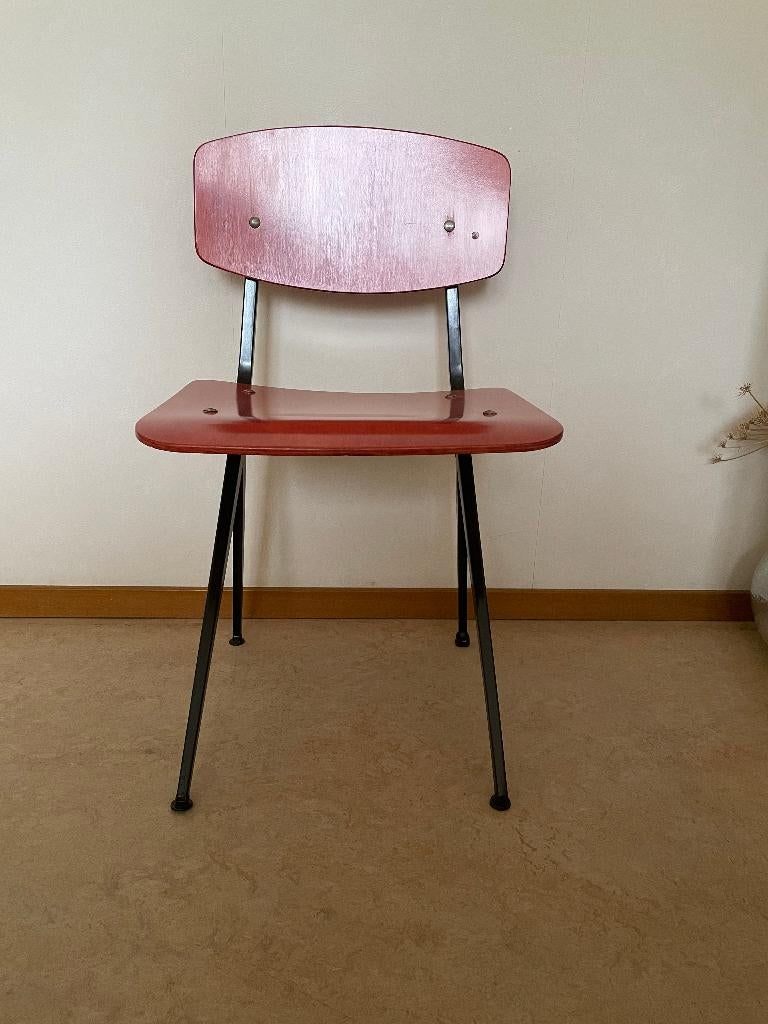 schoolstoel, Huis en Inrichting, Stoelen, Ophalen, Gebruikt, Zwart, Eén